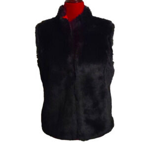 𝅺Faux Fur Vest with Sweater Lining Size Medium
